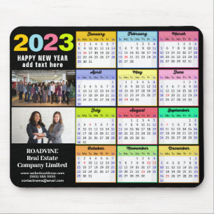 2023 Kalender Modern 2 Foto Custom Business Mousepad
