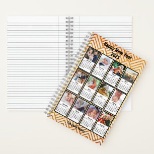 2023 Kalender Moderne 12 Foto Custom DIY Notizblock