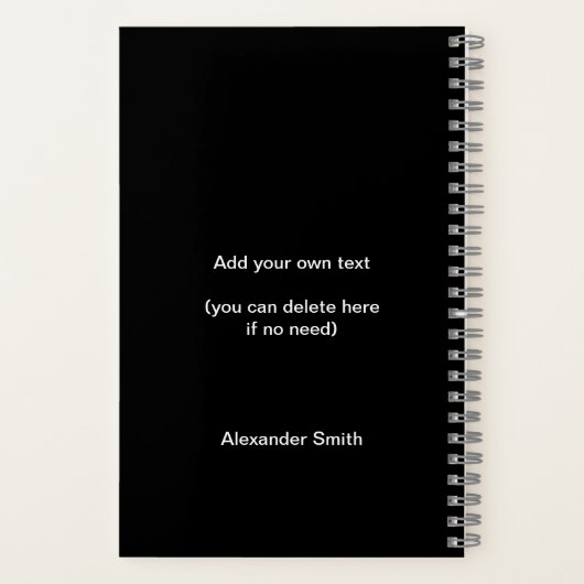 2023 Kalender Moderne Familie 12 Foto Niedlich Notizblock (Rückseite)