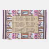 2023 Kalender Paris Eiffelturm Pointillism Art Geschirrtuch (Horizontal)