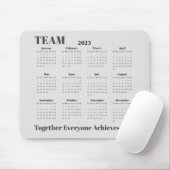 2023 Kalender-TEAM-Maus-Pad Mousepad (Mit Mouse)