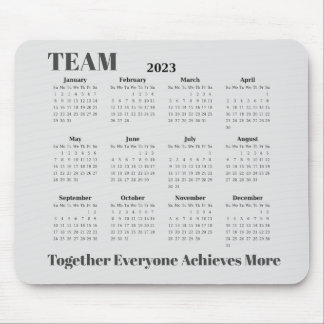 2023 Kalender-TEAM-Maus-Pad Mousepad