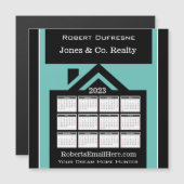 2023 Kalenderhaus Personalisiert Magnet (Vorne/Hinten)