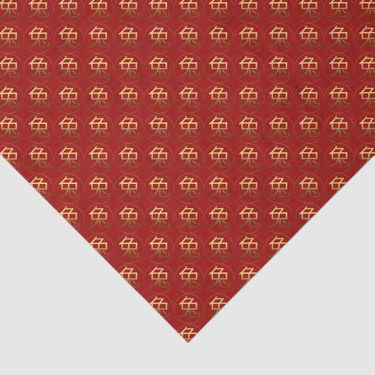 2023 Kaninchenjahr Gold Prägung Effekt Gewebepapie Seidenpapier (Ausschnitt)