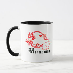 2023 Kaninchenjahr Tasse