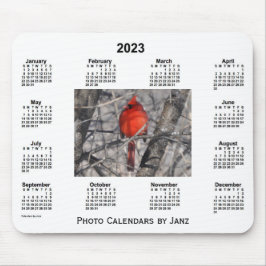 2023 Kardinal Gerahmter Foto Kalender von Janz Mousepad