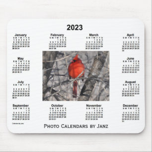 2023 Kardinal Gerahmter Foto Kalender von Janz Mousepad