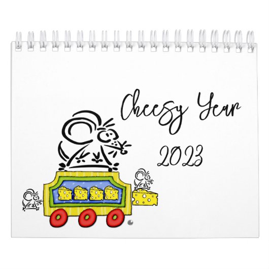 2023 Käsemäuse Jahr Käse Kalender (Titelbild)