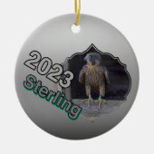 2023 Keramik Circle Ornament Sterling (Vorne)