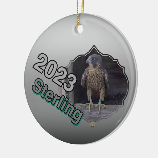 2023 Keramik Circle Ornament Sterling (Links)
