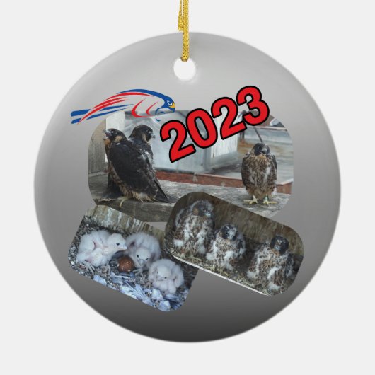 2023 Keramik Circle Ornament Sterling (Hinten)