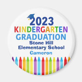 2023 Kindergarten Abschluss Niedliche Zollschule Magnet