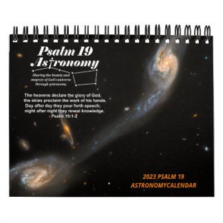 2023 KLEINER Psalm 19 Kalender der Astronomie-Gese
