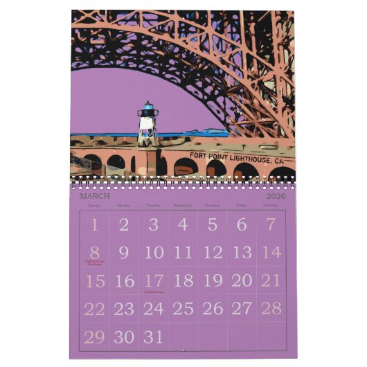 2023 LIGHTHOUSE & CASTLE CALENDAR KALENDER (Mär 2026)