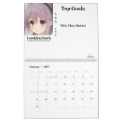 2023 Manga anime Mädchen Kalender Ziele (Feb 2027)