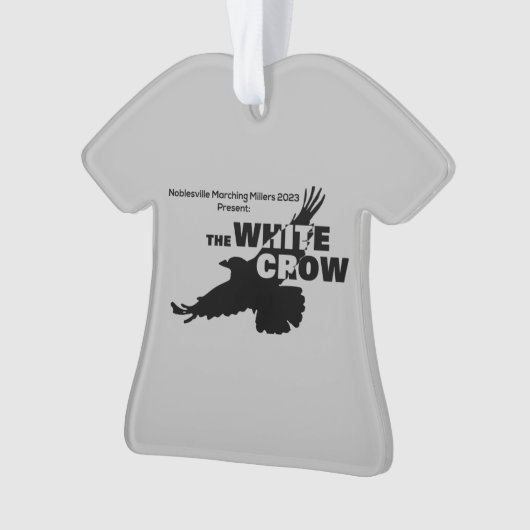 2023 Marching Millers - White Crow Ornament (Vorderseite)