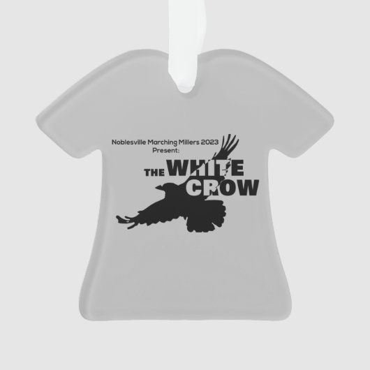 2023 Marching Millers - White Crow Ornament (Vorderseite)