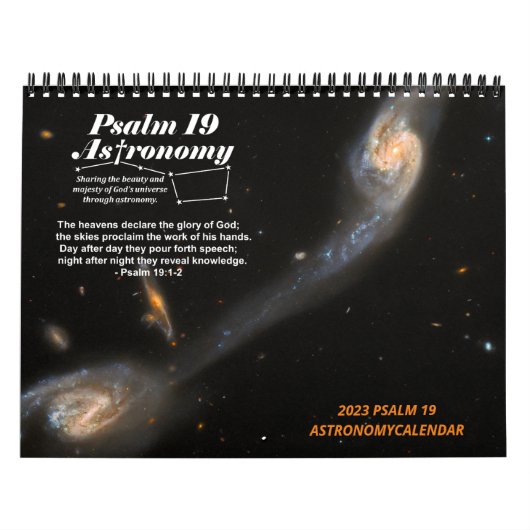 2023 MEDIUM Psalm 19 Astronomy Society Calendar Kalender (Titelbild)