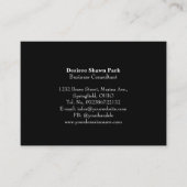 2023 Mini-Kalender Sonntag starten SCHWARZ Visitenkarte (Vorderseite)