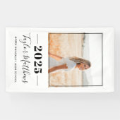 2023 Minimalistischer Abschluss für Schwarzes ben Banner (Horizontal)