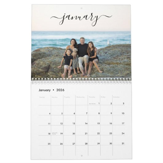 2023 Minimalistisches, modernes, familienspezifisc Kalender (Jan 2026)