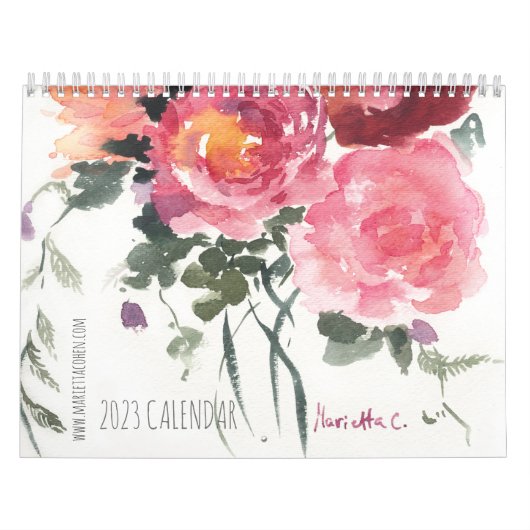 2023 Mittelformat, weißer Kalender (Titelbild)
