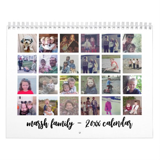 2023 Moderne Familie 24 Foto Minimal Kalender (Titelbild)