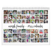 2023 Moderne Familie 60 Foto - 5 pro Monat Custom Kalender (Titelbild)