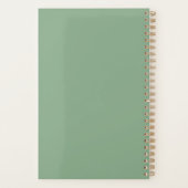 2023 moderner minimalistischer wöchentlicher Name  Planer (Rückseite)