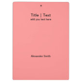 2023 Modernes Foto für Familienmitglieder mit voll Klemmbrett (Rückseite)