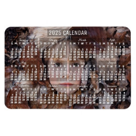 2023 Monatlicher Kalender weiß | Foto hinzufügen Magnet