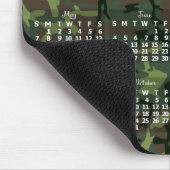 2023 Monatskalender Camouflage Camouflage Grün Mousepad (Ecke)