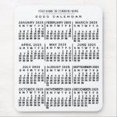 2023 Monatskalender Weißer Schwarzer Individuelle Mousepad (Vorne)