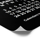 2023 Neon White Wall Calendar von Janz Poster (Ecke)