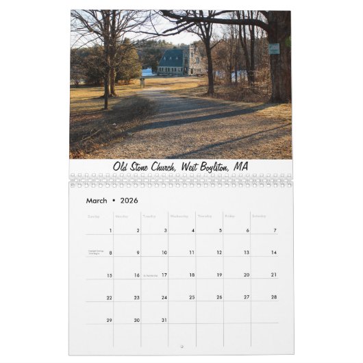 2023 New England Calendar Kalender (Mär 2026)