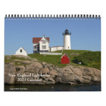 2023 New England Leuchtturm-Kalender-Kalender