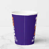 2023 New Year Event Custom Orange Dark Blue Pappbecher (Rechts)