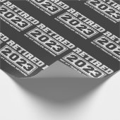 2023 nicht mehr mein Problem Geschenkpapier (Ecke)