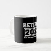 2023 nicht mehr mein Problem Kaffeetasse (Vorderseite Links)