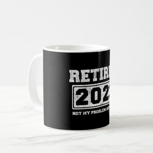 2023 nicht mehr mein Problem Kaffeetasse (Vorderseite Links)