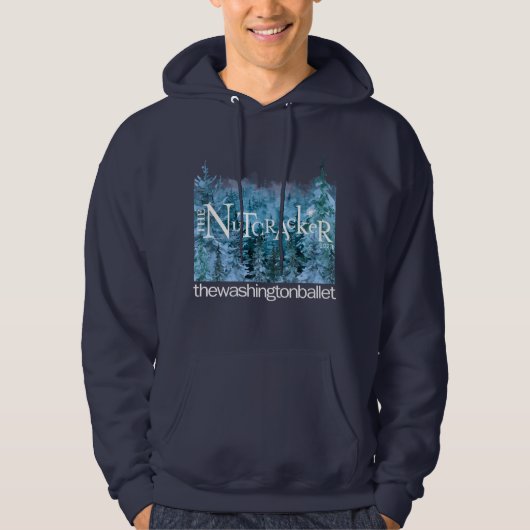 2023 - Nutcracker Winter Scene Navy Hoodie (Vorderseite)