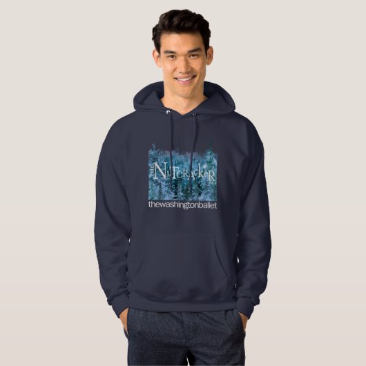 2023 - Nutcracker Winter Scene Navy Hoodie (Vorne ganz)