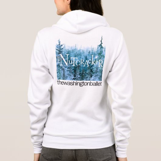 2023 Nutcracker Winter Scene Zip-Up Hoodie (Rückseite)