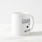 2023 Oma Wieder, Großeltern Ankündigung Kaffeetasse (VorderseiteRechts)