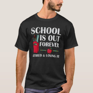 2023 Pensionierter Lehrer Die Schule Ist Für Imme T-Shirt