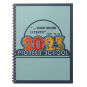 2023 Pioneer School Notebook Notizblock (Vorderseite)