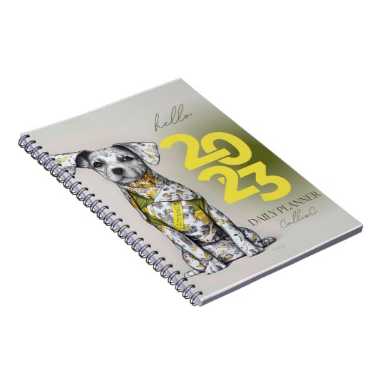 2023 Planner - Hund von CallisC Notizblock (Rechte Seite)