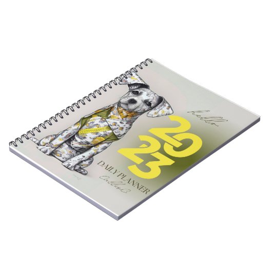 2023 Planner - Hund von CallisC Notizblock (Linke Seite)