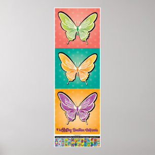 2023 Poster - Pop Butterflies - Buellton.Art