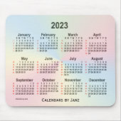2023 Rainbow Cloud 52 Weeks Calendar by Janz Mousepad (Vorne)
